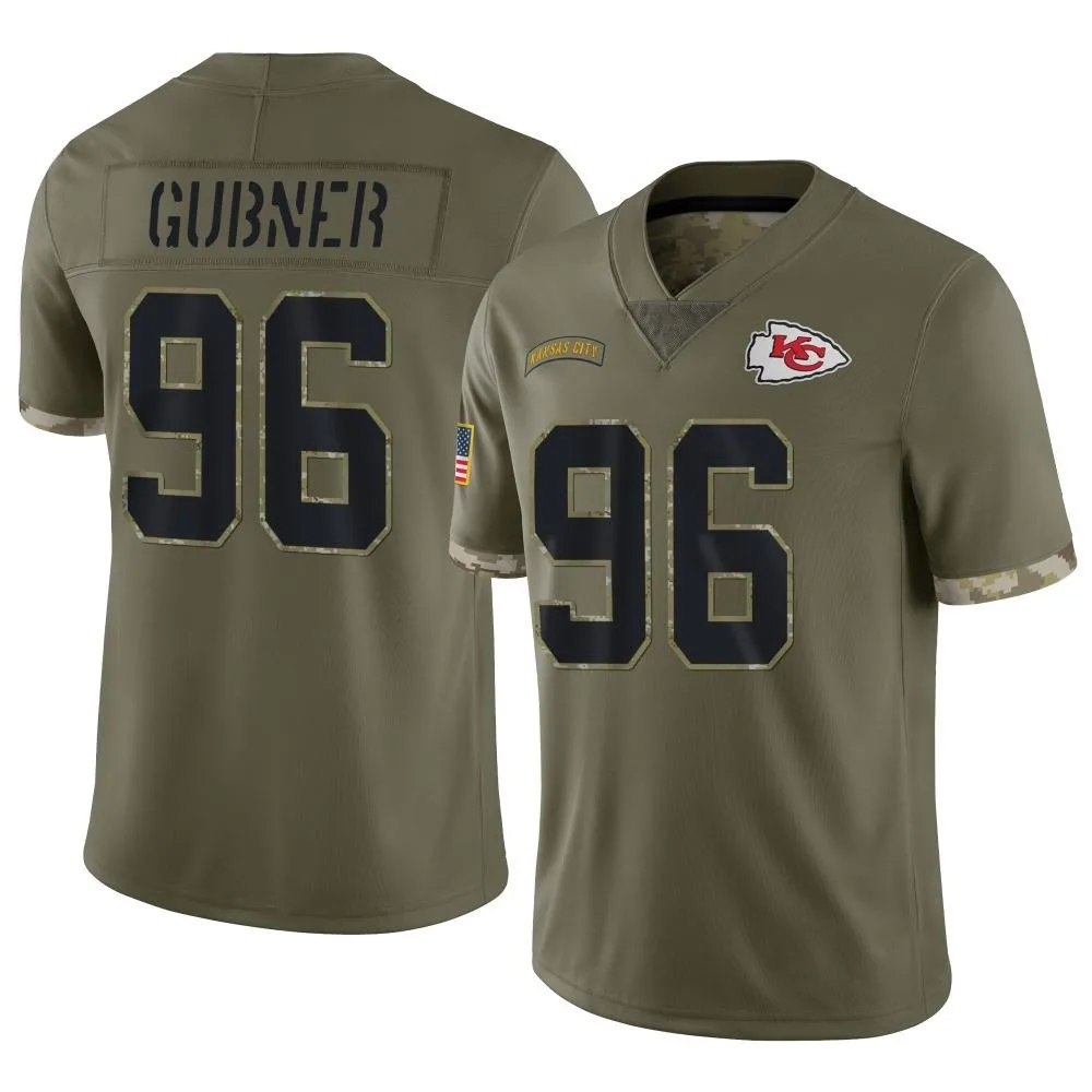 Men's Kansas City Chiefs Alex Gubner Nike 2022 Salute To Service Limited Olive Jersey Men's Kansas City Chiefs Alex Gubner Nike 2022 Salute To Service Limited Olive Jersey