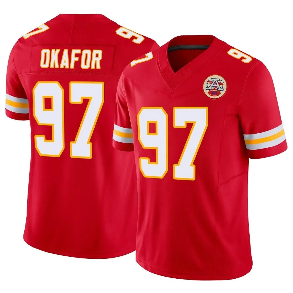 Men's Kansas City Chiefs Alex Okafor Nike Vapor F.U.S.E. Limited Red Jersey Men's Kansas City Chiefs Alex Okafor Nike Vapor F.U.S.E. Limited Red Jersey
