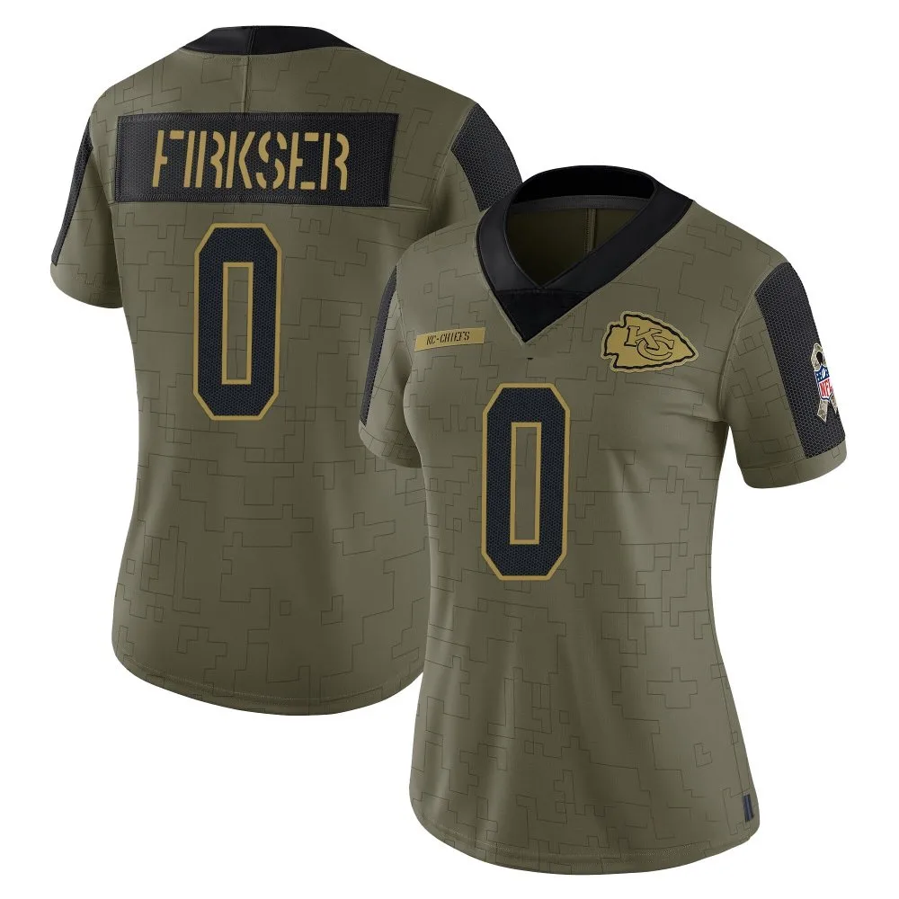 Women's Kansas City Chiefs Anthony Firkser Nike 2021 Salute To Service Limited Olive Jersey Women's Kansas City Chiefs Anthony Firkser Nike 2021 Salute To Service Limited Olive Jersey