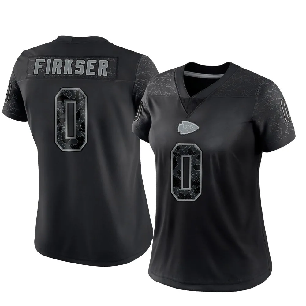 Women's Kansas City Chiefs Anthony Firkser Nike Reflective Limited Black Jersey Women's Kansas City Chiefs Anthony Firkser Nike Reflective Limited Black Jersey