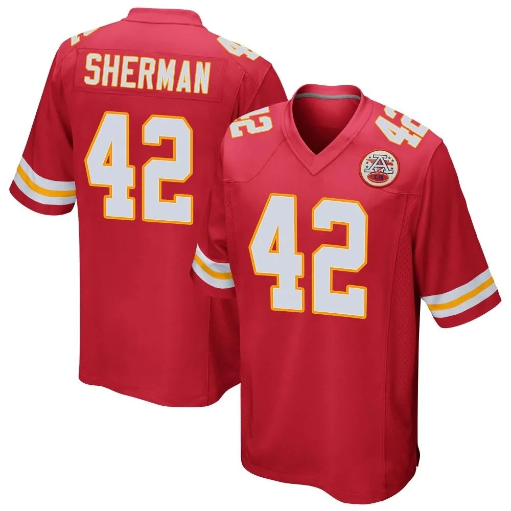 Men's Kansas City Chiefs Anthony Sherman Nike Team Color Game Red Jersey Men's Kansas City Chiefs Anthony Sherman Nike Team Color Game Red Jersey