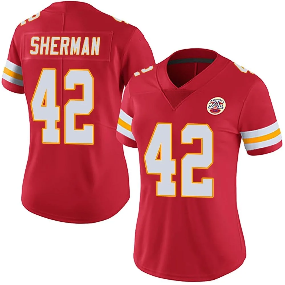 Women's Kansas City Chiefs Anthony Sherman Nike Team Color Vapor Untouchable Limited Red Jersey Women's Kansas City Chiefs Anthony Sherman Nike Team Color Vapor Untouchable Limited Red Jersey