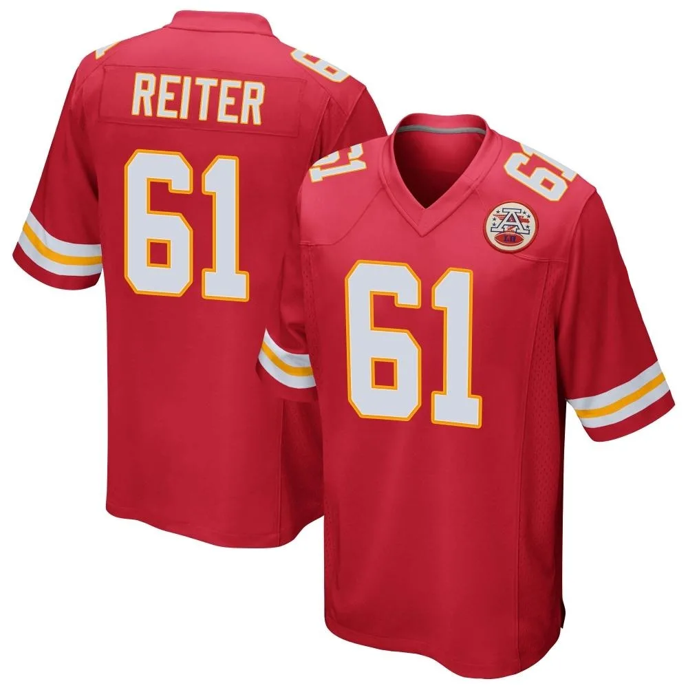 Men's Kansas City Chiefs Austin Reiter Nike Team Color Game Red Jersey Men's Kansas City Chiefs Austin Reiter Nike Team Color Game Red Jersey