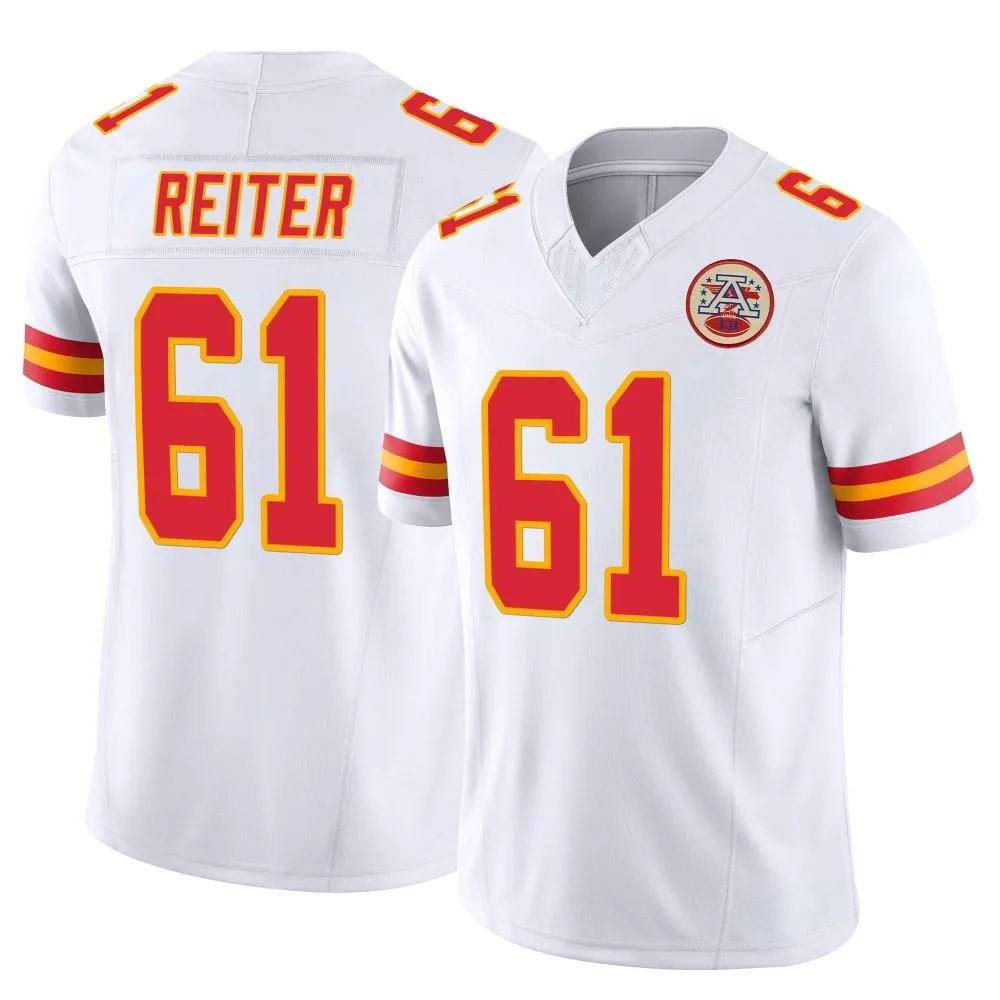 Men's Kansas City Chiefs Austin Reiter Nike Vapor F.U.S.E. Limited White Jersey Men's Kansas City Chiefs Austin Reiter Nike Vapor F.U.S.E. Limited White Jersey