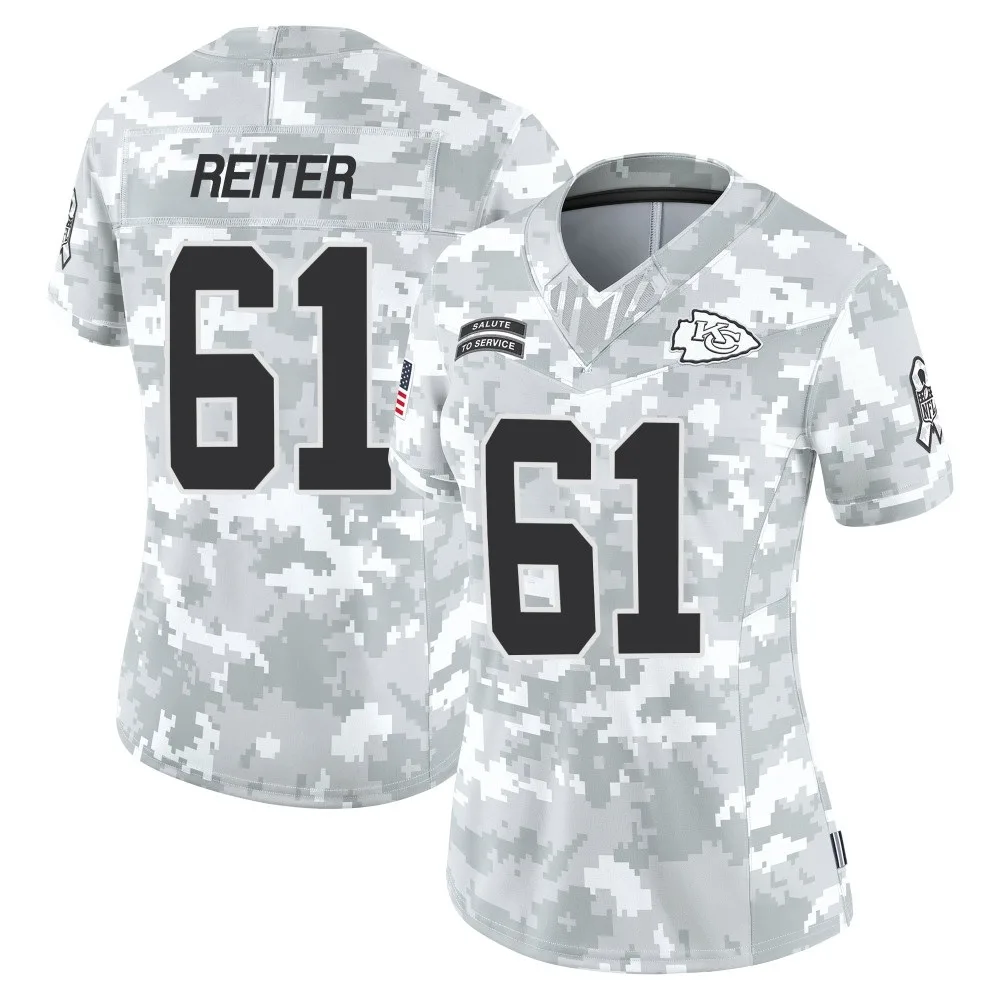 Women's Kansas City Chiefs Austin Reiter Nike 2024 Salute to Service Limited Arctic Camo Jersey Women's Kansas City Chiefs Austin Reiter Nike 2024 Salute to Service Limited Arctic Camo Jersey