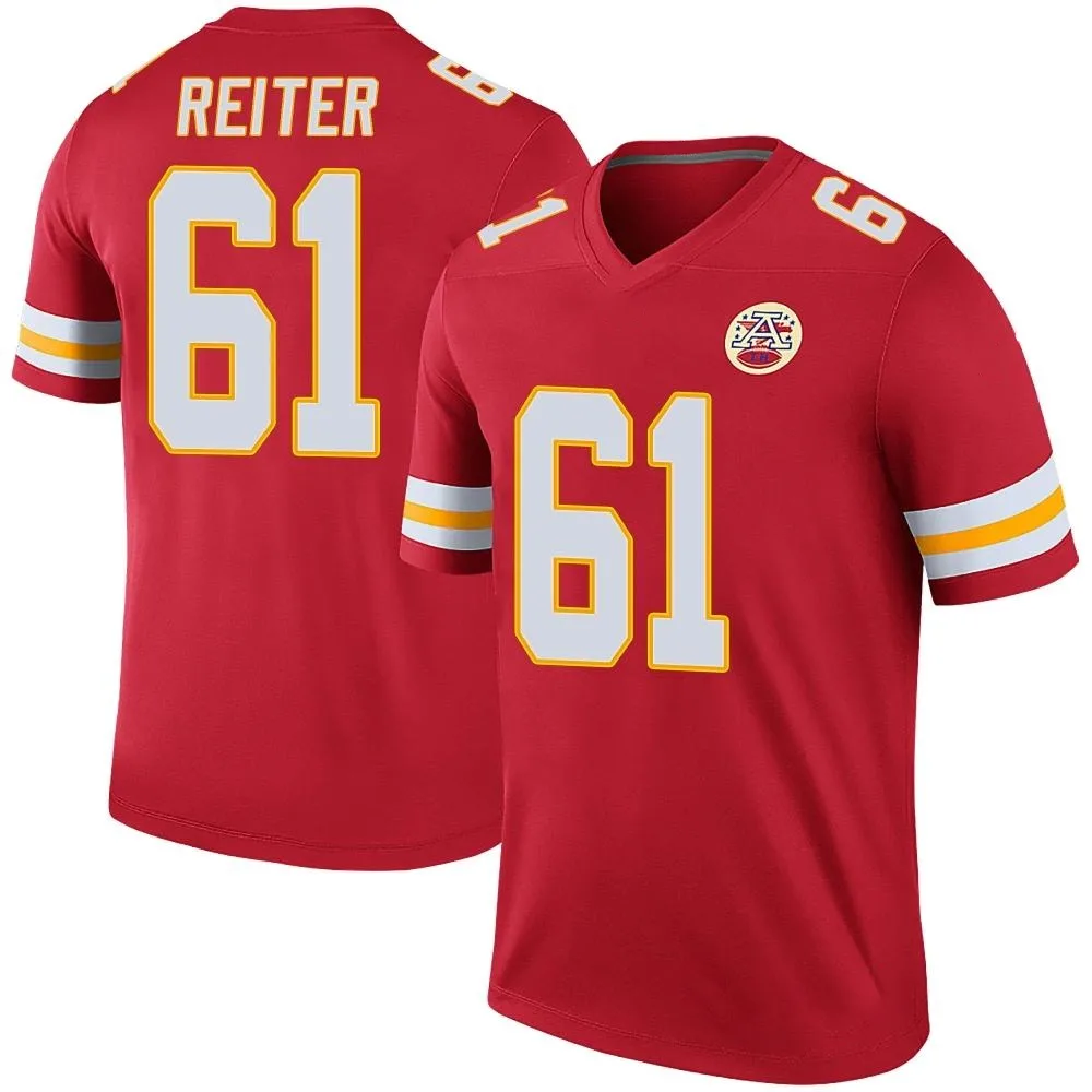 Youth Kansas City Chiefs Austin Reiter Nike Color Rush Legend Red Jersey Youth Kansas City Chiefs Austin Reiter Nike Color Rush Legend Red Jersey