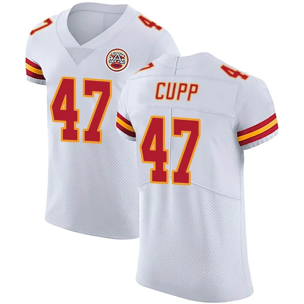 Men's Kansas City Chiefs Baylor Cupp Nike Vapor Untouchable Elite White Jersey Men's Kansas City Chiefs Baylor Cupp Nike Vapor Untouchable Elite White Jersey