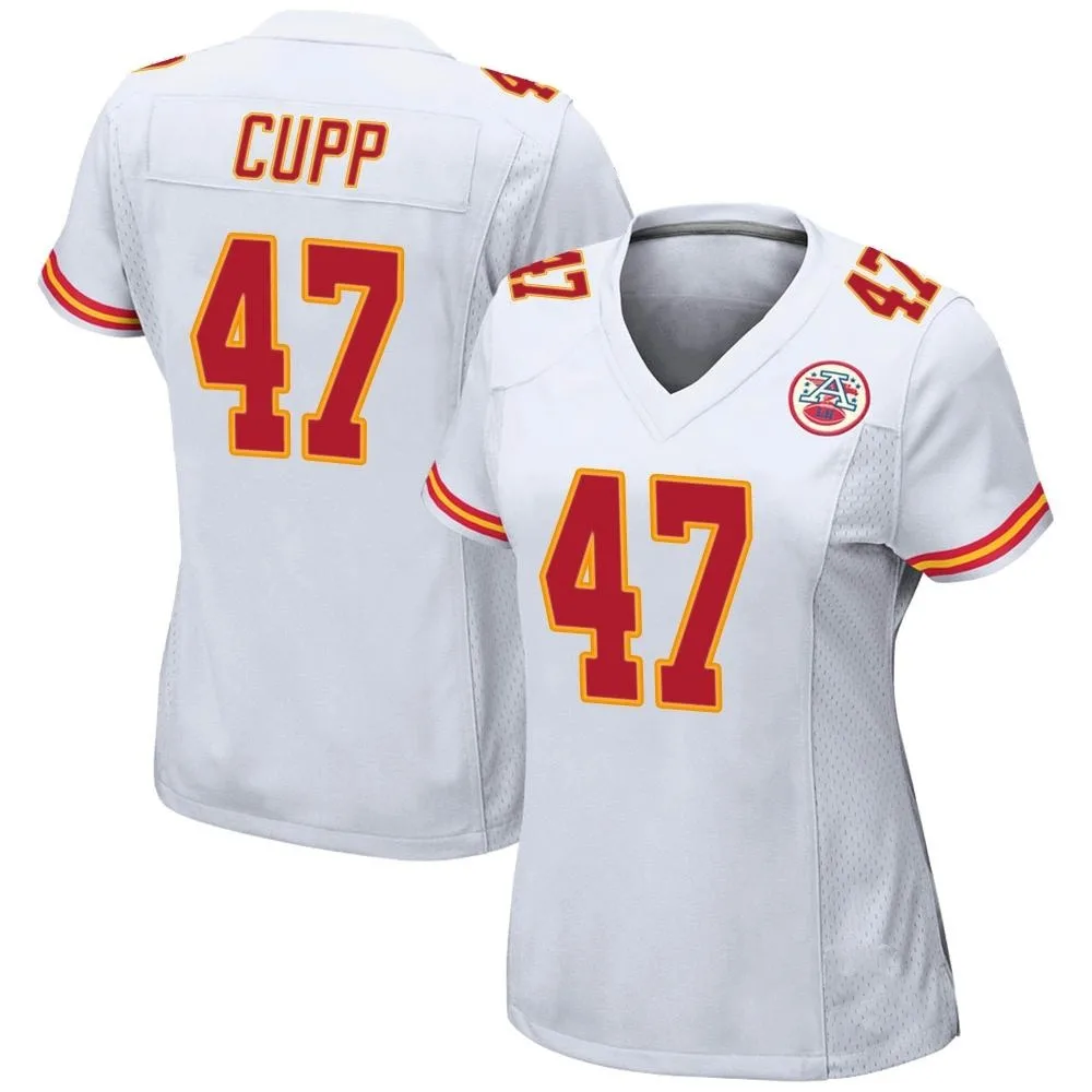 Women's Kansas City Chiefs Baylor Cupp Nike Game White Jersey Women's Kansas City Chiefs Baylor Cupp Nike Game White Jersey