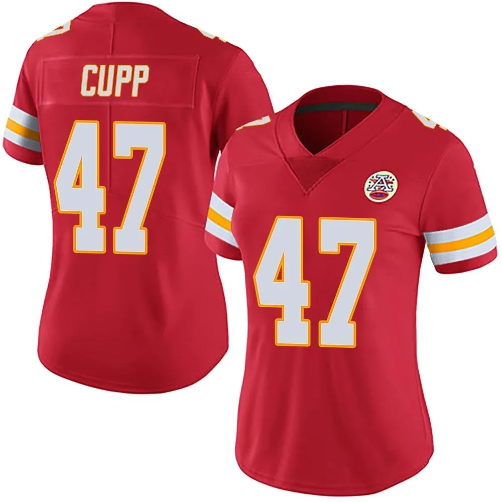 Women's Kansas City Chiefs Baylor Cupp Nike Team Color Vapor Untouchable Limited Red Jersey