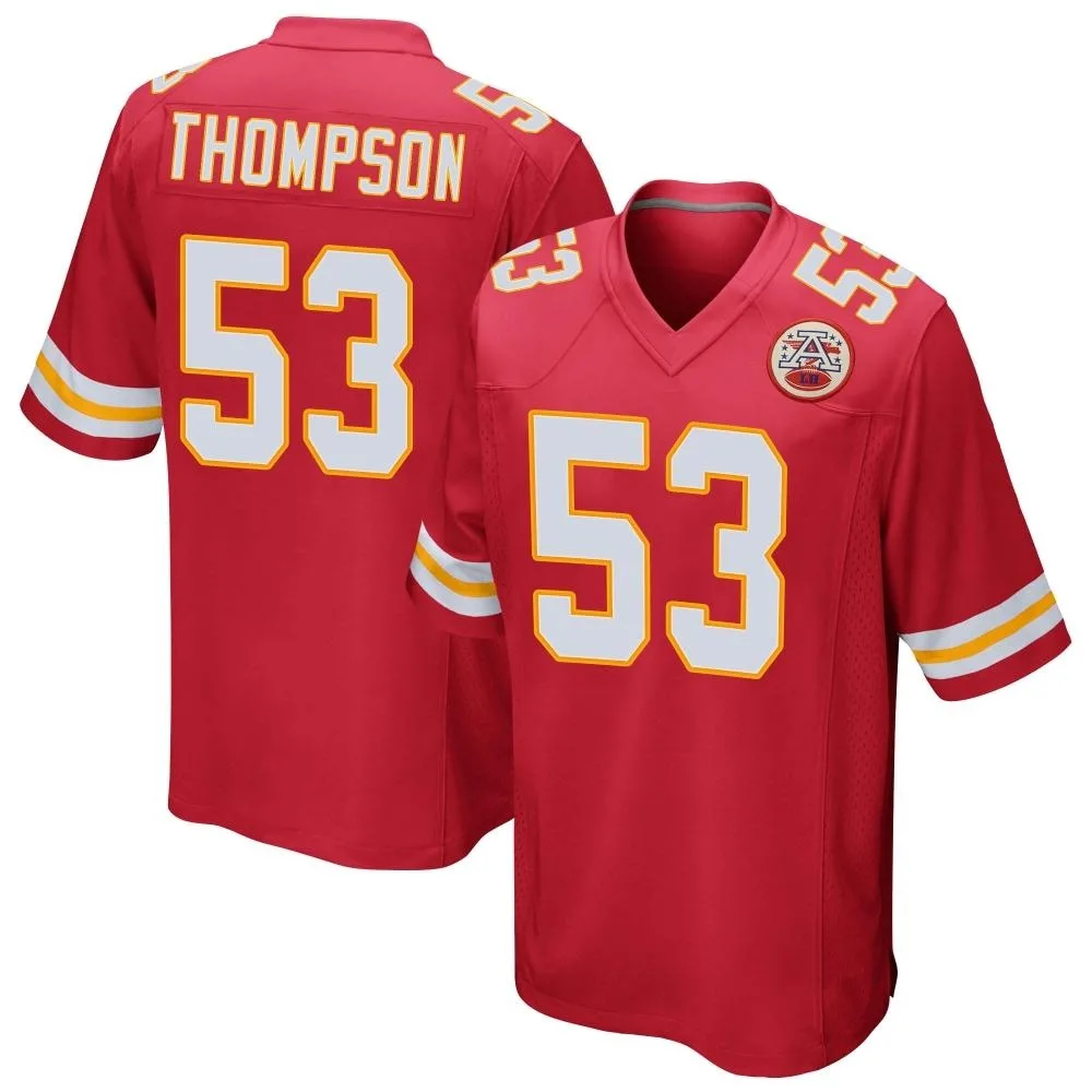 Youth Kansas City Chiefs Bj Thompson Nike Team Color Game Red Jersey Youth Kansas City Chiefs Bj Thompson Nike Team Color Game Red Jersey