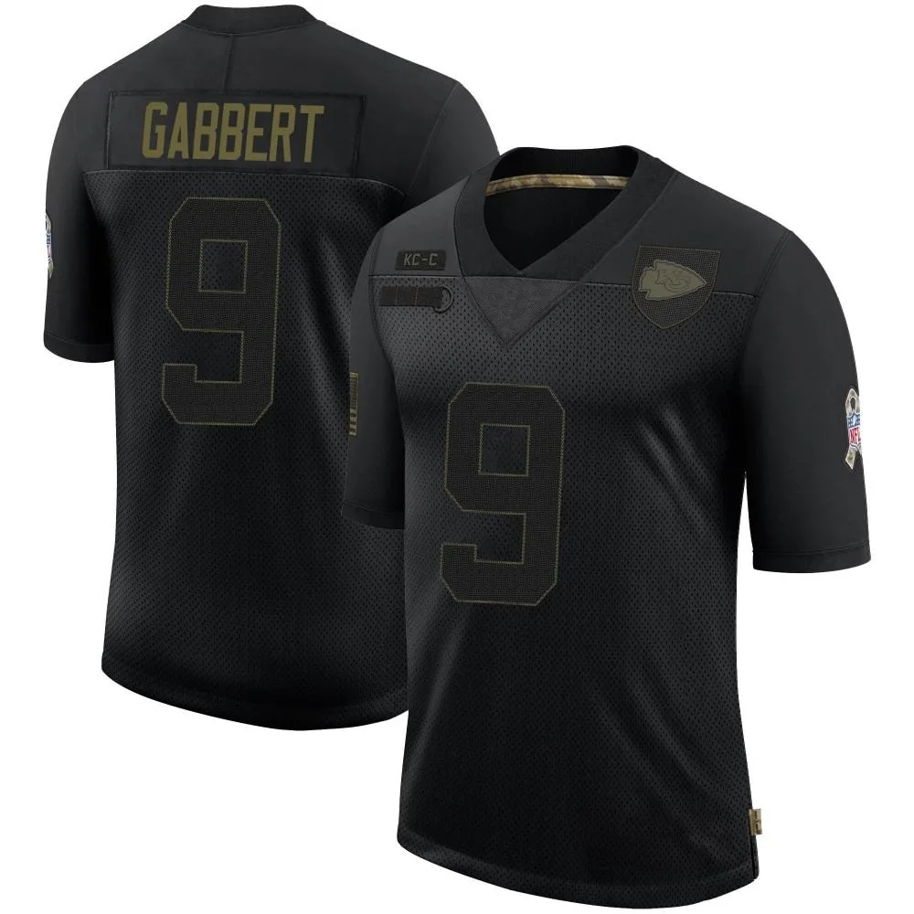 Men's Kansas City Chiefs Blaine Gabbert Nike 2020 Salute To Service Limited Black Jersey Men's Kansas City Chiefs Blaine Gabbert Nike 2020 Salute To Service Limited Black Jersey