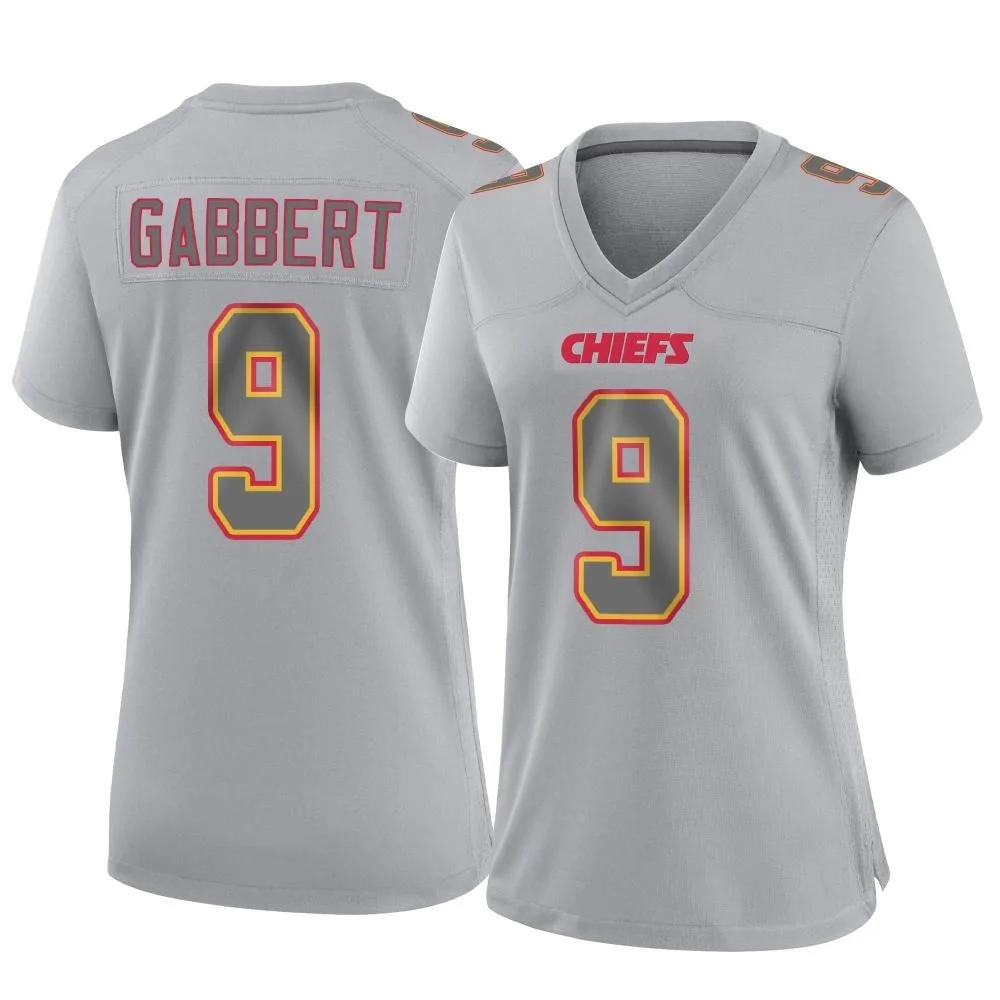 Women's Kansas City Chiefs Blaine Gabbert Nike Atmosphere Fashion Game Gray Jersey Women's Kansas City Chiefs Blaine Gabbert Nike Atmosphere Fashion Game Gray Jersey