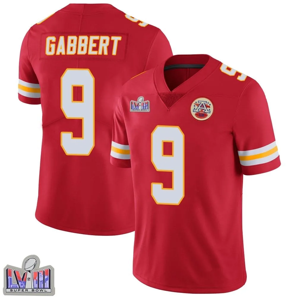 Youth Kansas City Chiefs Blaine Gabbert Nike Team Color Vapor Untouchable Super Bowl LVIII Patch Limited Red Jersey Youth Kansas City Chiefs Blaine Gabbert Nike Team Color Vapor Untouchable Super Bowl LVIII Patch Limited Red Jersey