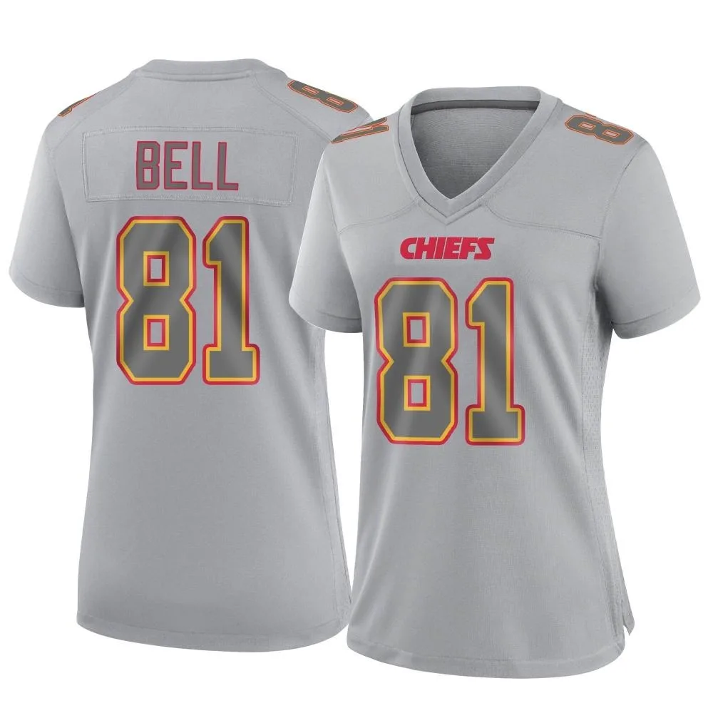 Women's Kansas City Chiefs Blake Bell Nike Atmosphere Fashion Game Gray Jersey Women's Kansas City Chiefs Blake Bell Nike Atmosphere Fashion Game Gray Jersey