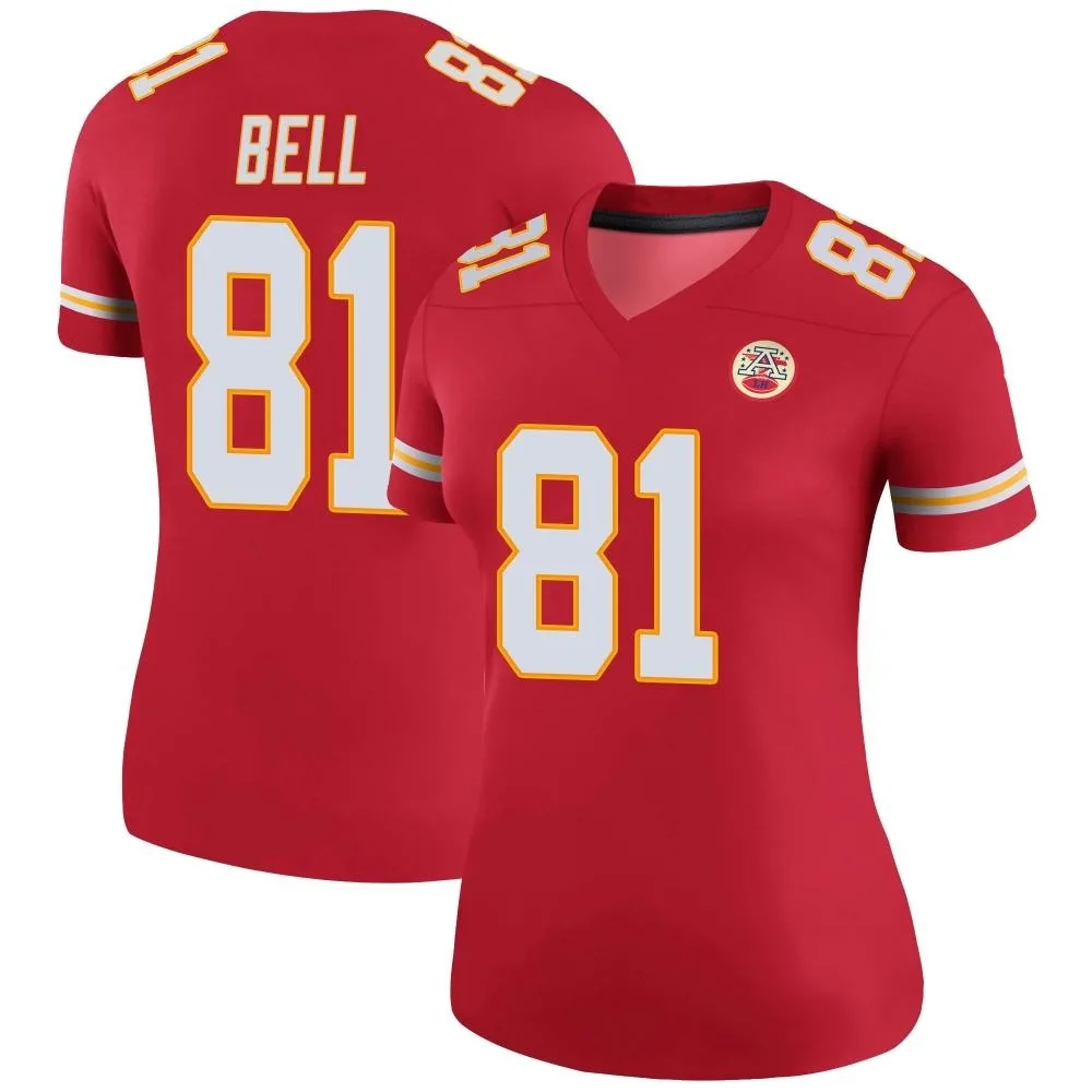 Women's Kansas City Chiefs Blake Bell Nike Color Rush Legend Red Jersey Women's Kansas City Chiefs Blake Bell Nike Color Rush Legend Red Jersey