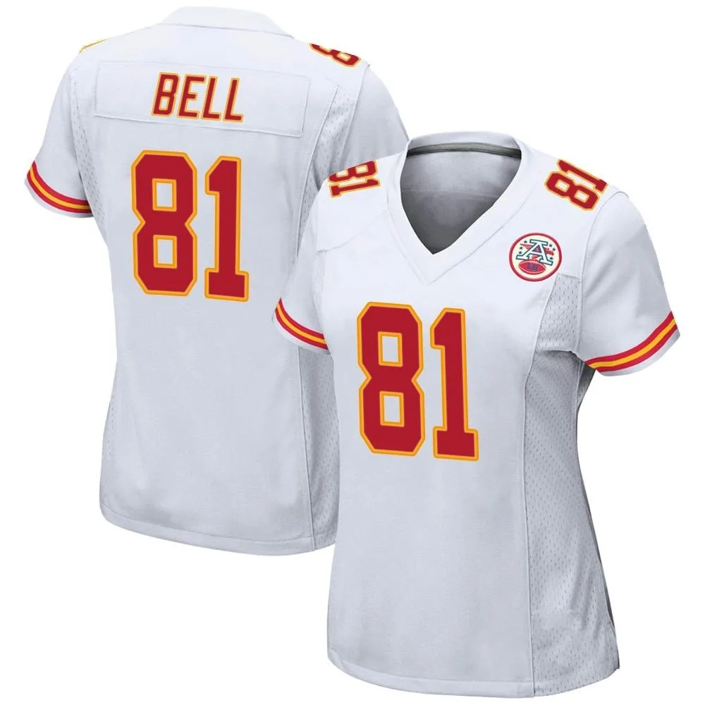 Women's Kansas City Chiefs Blake Bell Nike Game White Jersey Women's Kansas City Chiefs Blake Bell Nike Game White Jersey