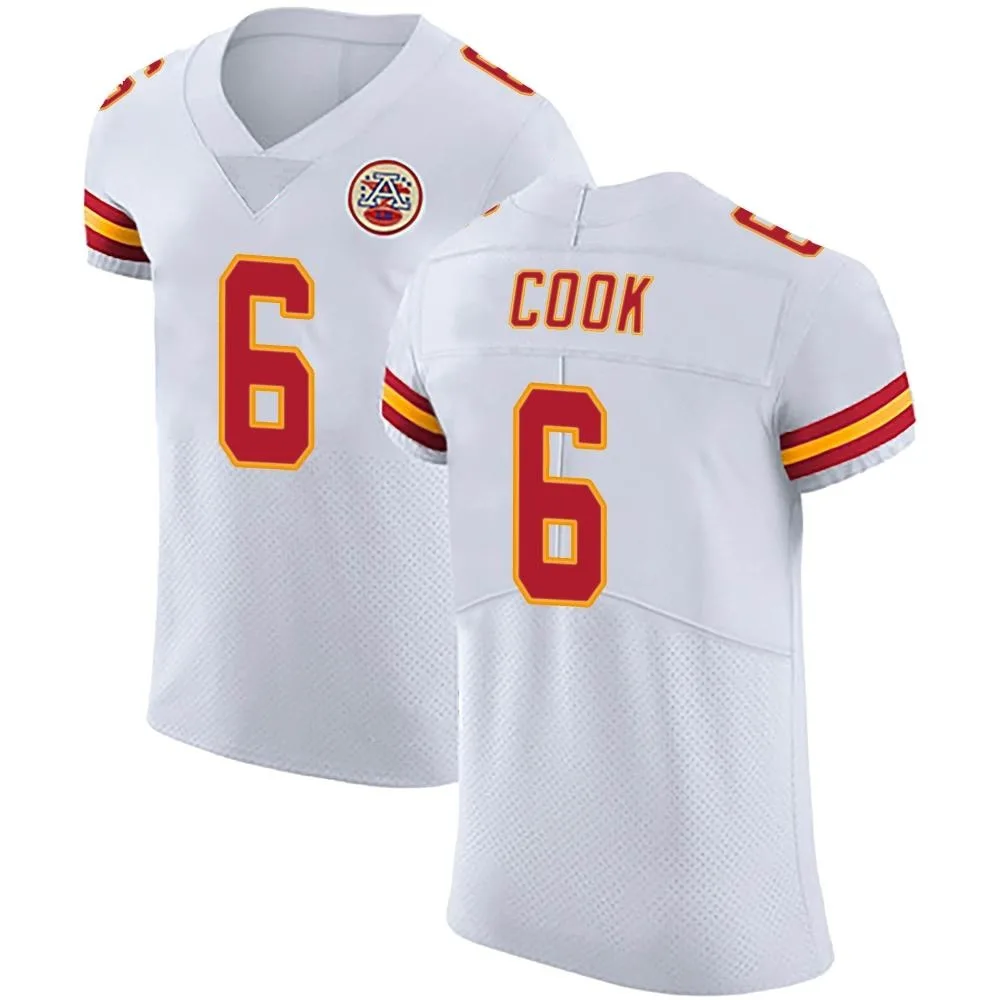 Men's Kansas City Chiefs Bryan Cook Nike Vapor Untouchable Elite White Jersey Men's Kansas City Chiefs Bryan Cook Nike Vapor Untouchable Elite White Jersey