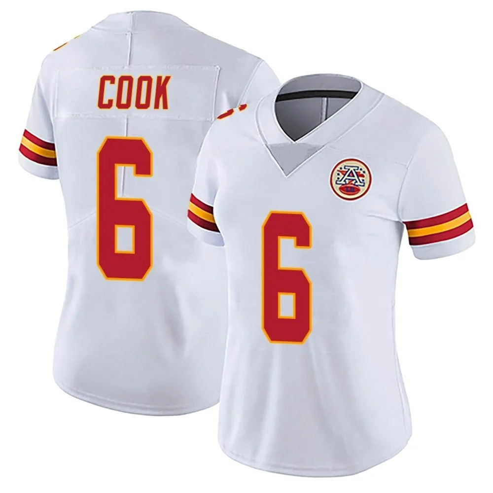 Women's Kansas City Chiefs Bryan Cook Nike Vapor Untouchable Limited White Jersey Women's Kansas City Chiefs Bryan Cook Nike Vapor Untouchable Limited White Jersey