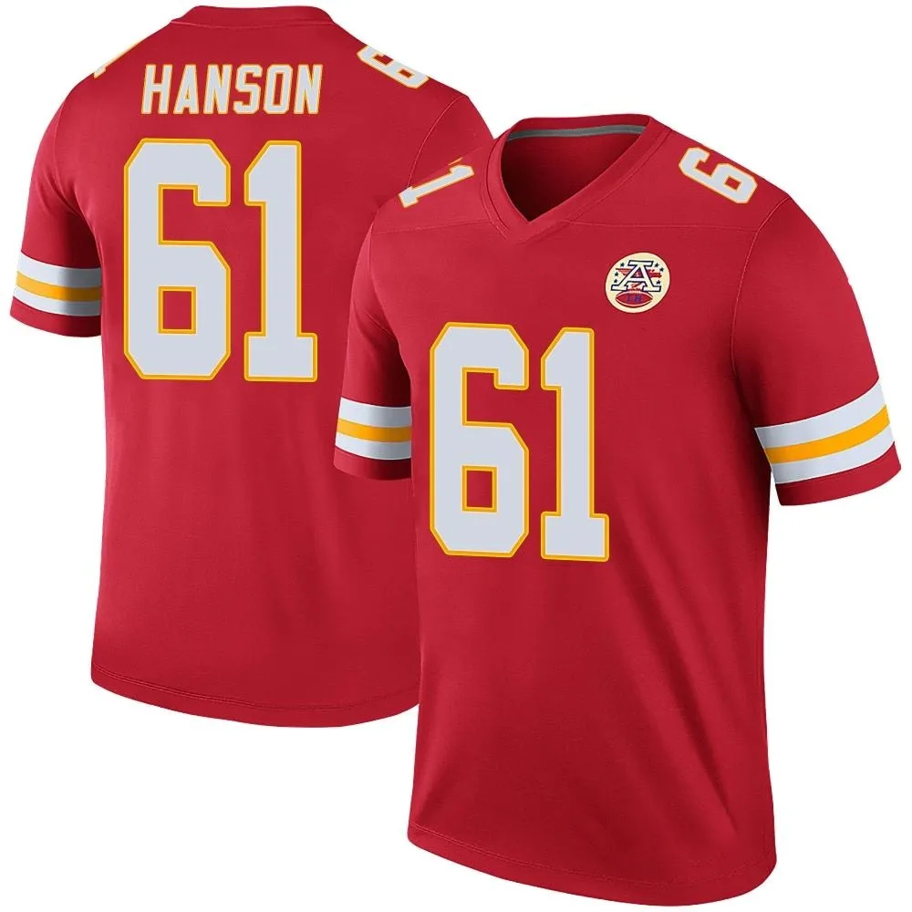 Men's Kansas City Chiefs C.j. Hanson Nike Color Rush Legend Red Jersey Men's Kansas City Chiefs C.j. Hanson Nike Color Rush Legend Red Jersey