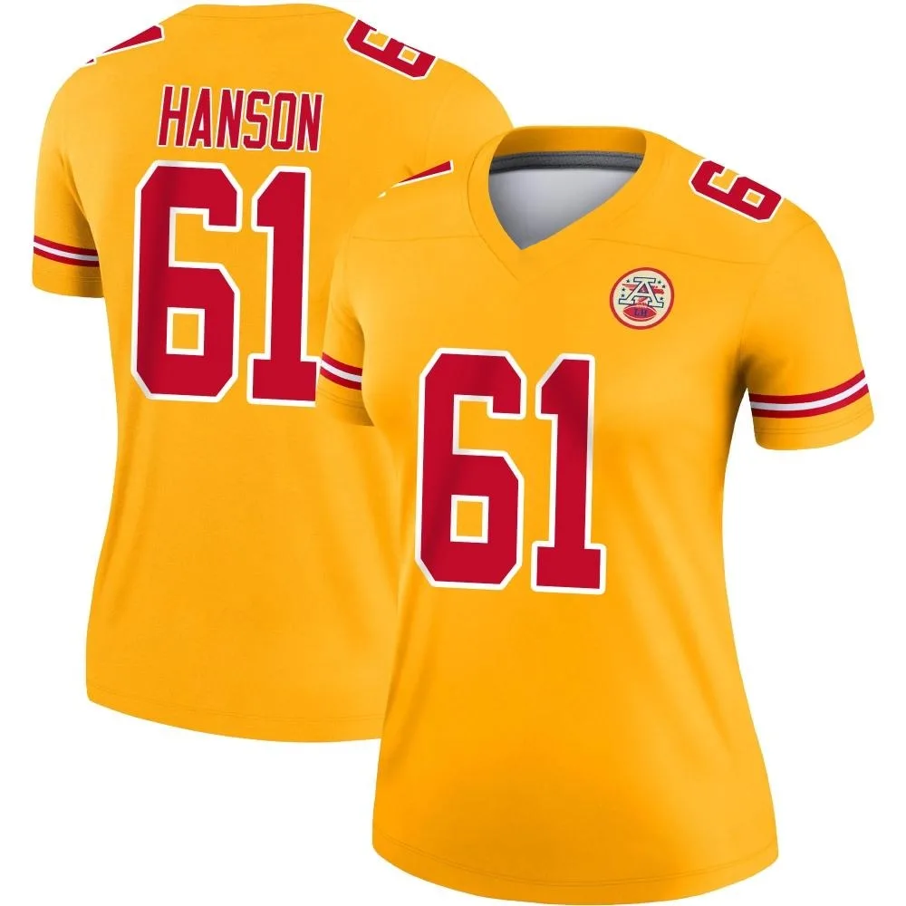Women's Kansas City Chiefs C.j. Hanson Nike Inverted Legend Gold Jersey Women's Kansas City Chiefs C.j. Hanson Nike Inverted Legend Gold Jersey