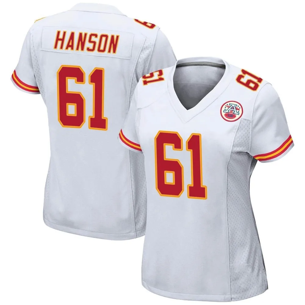 Women's Kansas City Chiefs C.j. Hanson Nike Game White Jersey Women's Kansas City Chiefs C.j. Hanson Nike Game White Jersey