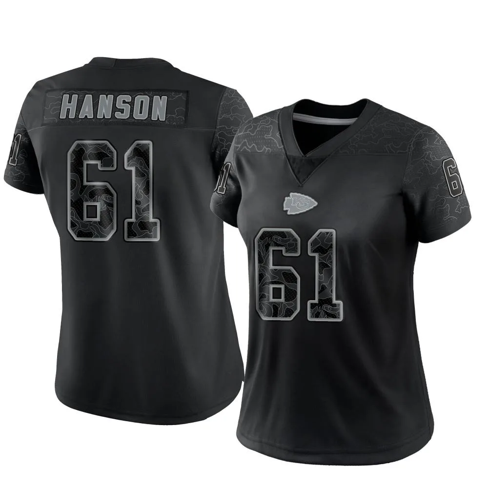 Women's Kansas City Chiefs C.j. Hanson Nike Reflective Limited Black Jersey Women's Kansas City Chiefs C.j. Hanson Nike Reflective Limited Black Jersey