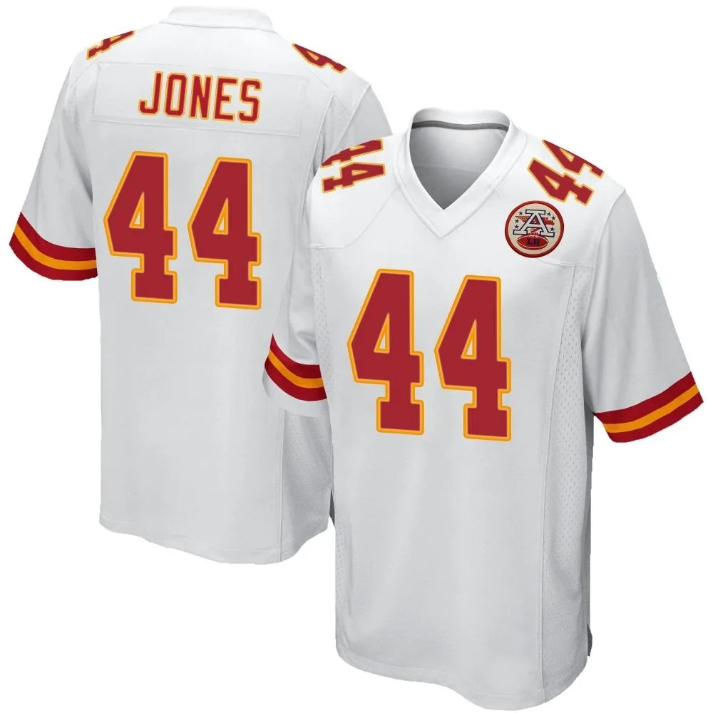 Men's Kansas City Chiefs Cam Jones Nike Game White Jersey Men's Kansas City Chiefs Cam Jones Nike Game White Jersey
