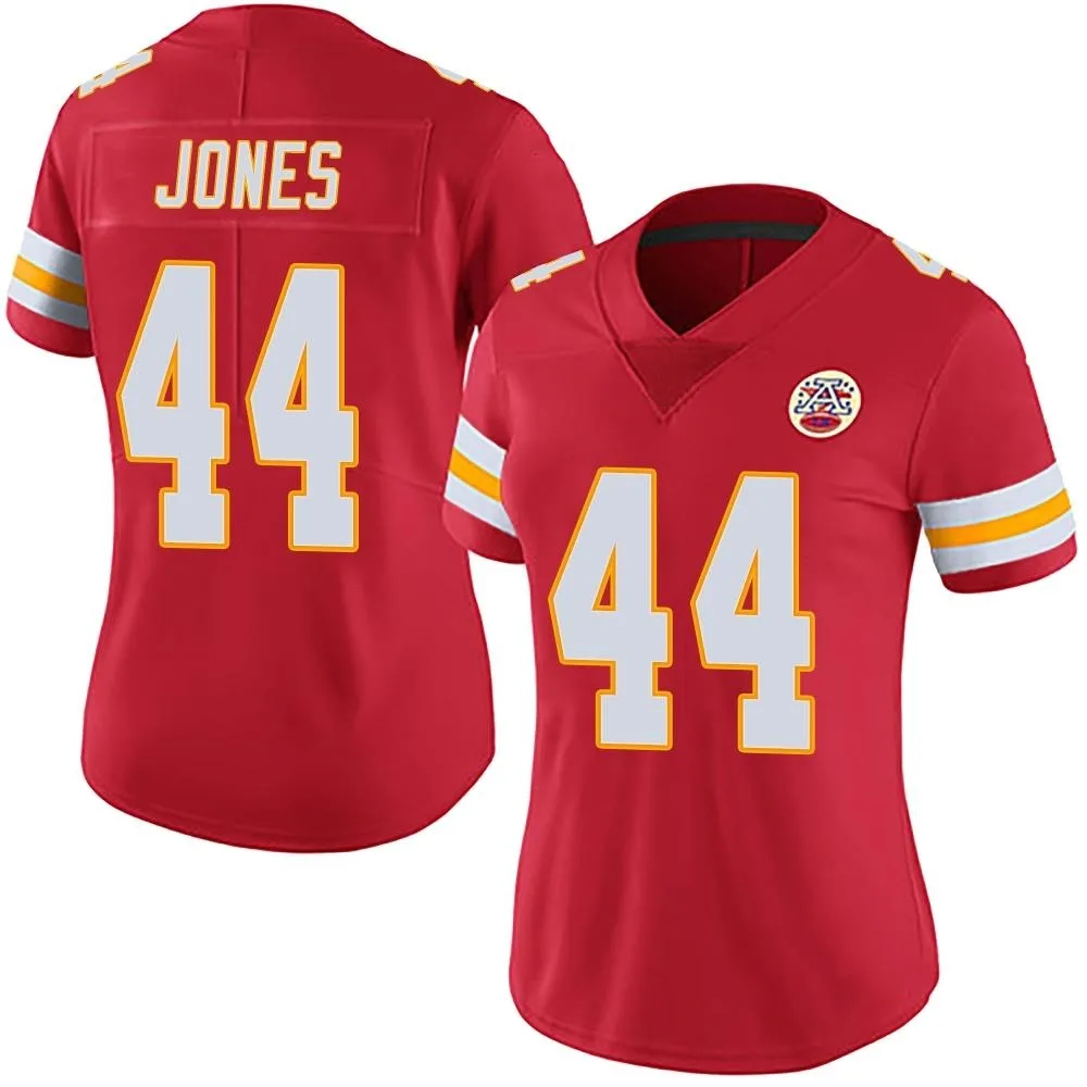 Women's Kansas City Chiefs Cam Jones Nike Team Color Vapor Untouchable Limited Red Jersey Women's Kansas City Chiefs Cam Jones Nike Team Color Vapor Untouchable Limited Red Jersey