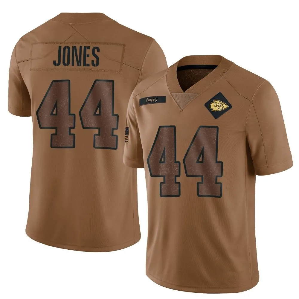 Youth Kansas City Chiefs Cam Jones Nike 2023 Salute To Service Limited Brown Jersey Youth Kansas City Chiefs Cam Jones Nike 2023 Salute To Service Limited Brown Jersey