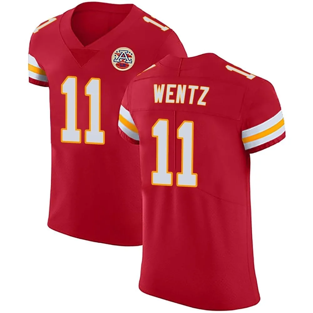 Men's Kansas City Chiefs Carson Wentz Nike Team Color Vapor Untouchable Elite Red Jersey Men's Kansas City Chiefs Carson Wentz Nike Team Color Vapor Untouchable Elite Red Jersey