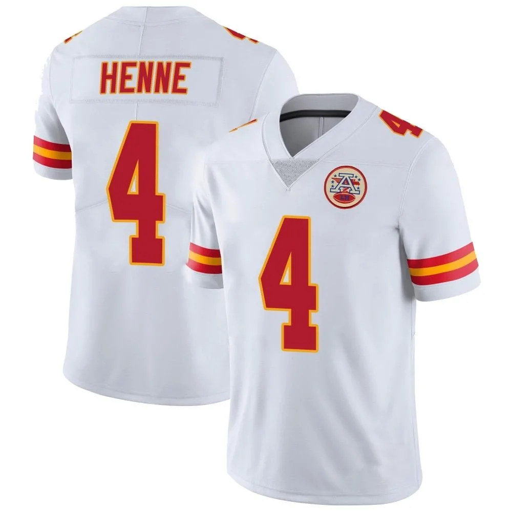 Men's Kansas City Chiefs Chad Henne Nike Vapor Untouchable Limited White Jersey Men's Kansas City Chiefs Chad Henne Nike Vapor Untouchable Limited White Jersey