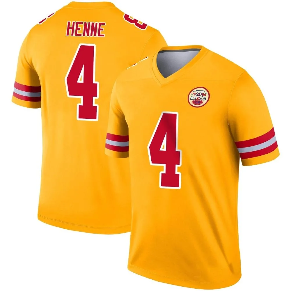 Youth Kansas City Chiefs Chad Henne Nike Inverted Legend Gold Jersey Youth Kansas City Chiefs Chad Henne Nike Inverted Legend Gold Jersey