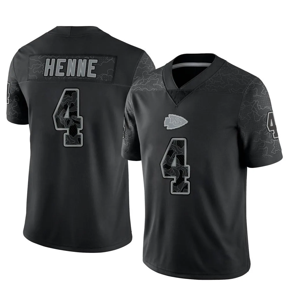 Youth Kansas City Chiefs Chad Henne Nike Reflective Limited Black Jersey Youth Kansas City Chiefs Chad Henne Nike Reflective Limited Black Jersey