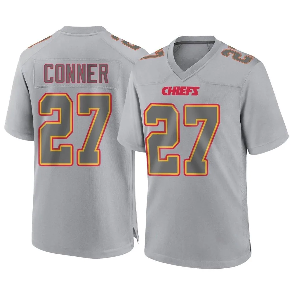 Men's Kansas City Chiefs Chamarri Conner Nike Atmosphere Fashion Game Gray Jersey Men's Kansas City Chiefs Chamarri Conner Nike Atmosphere Fashion Game Gray Jersey