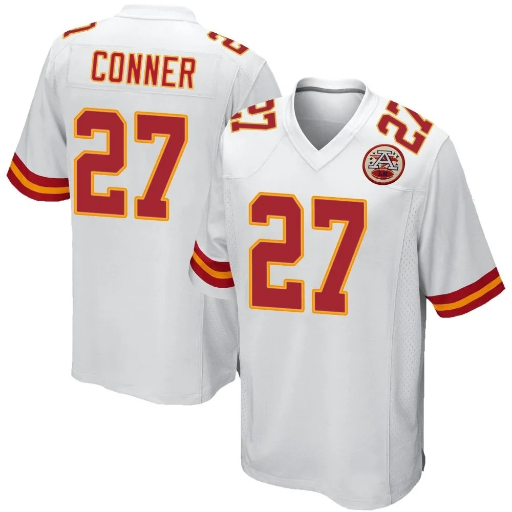 Men's Kansas City Chiefs Chamarri Conner Nike Game White Jersey Men's Kansas City Chiefs Chamarri Conner Nike Game White Jersey