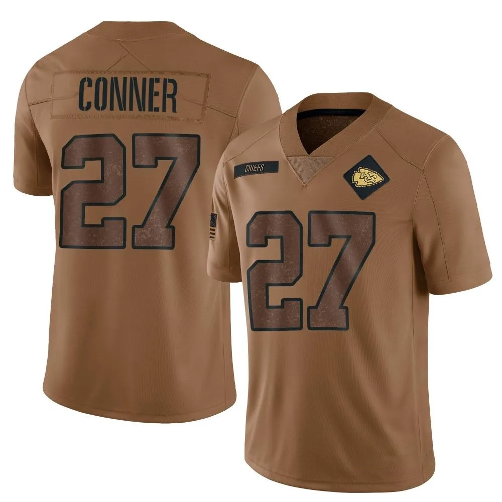 Youth Kansas City Chiefs Chamarri Conner Nike 2023 Salute To Service Limited Brown Jersey Youth Kansas City Chiefs Chamarri Conner Nike 2023 Salute To Service Limited Brown Jersey