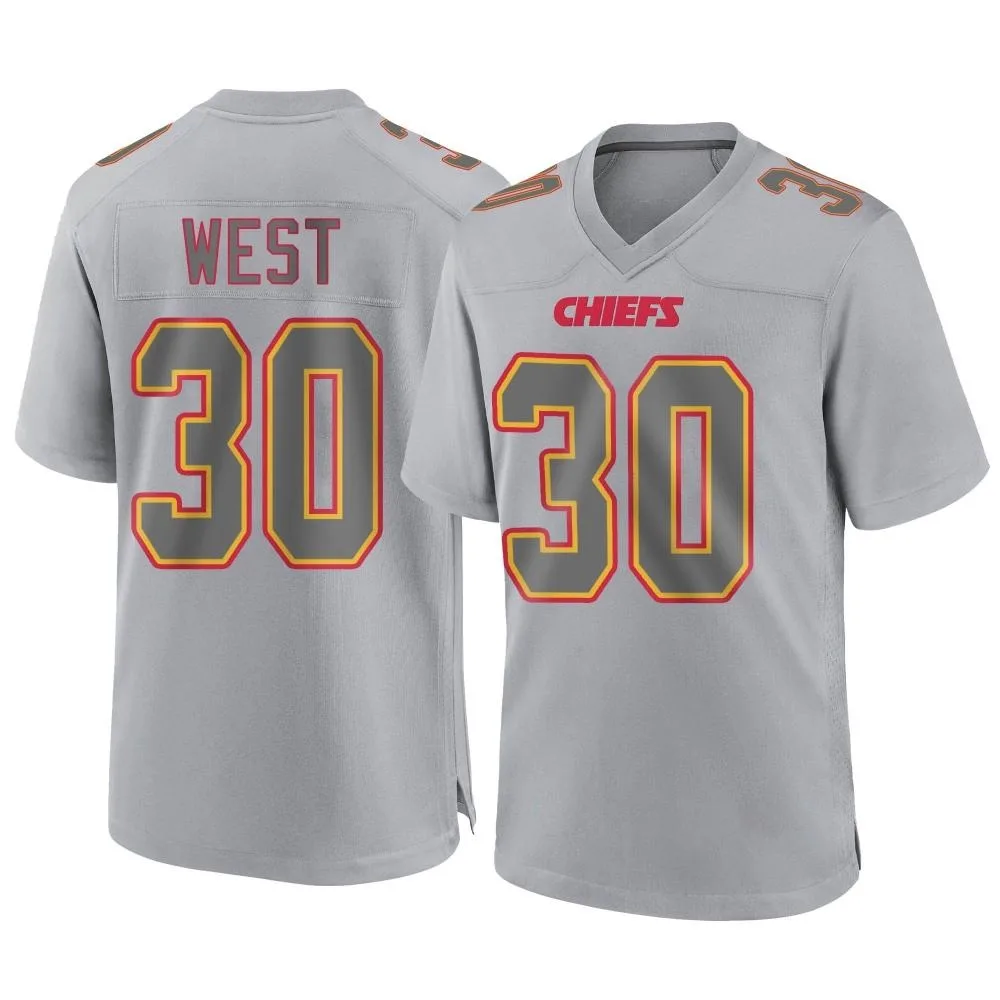 Youth Kansas City Chiefs Charcandrick West Nike Atmosphere Fashion Game Gray Jersey Youth Kansas City Chiefs Charcandrick West Nike Atmosphere Fashion Game Gray Jersey