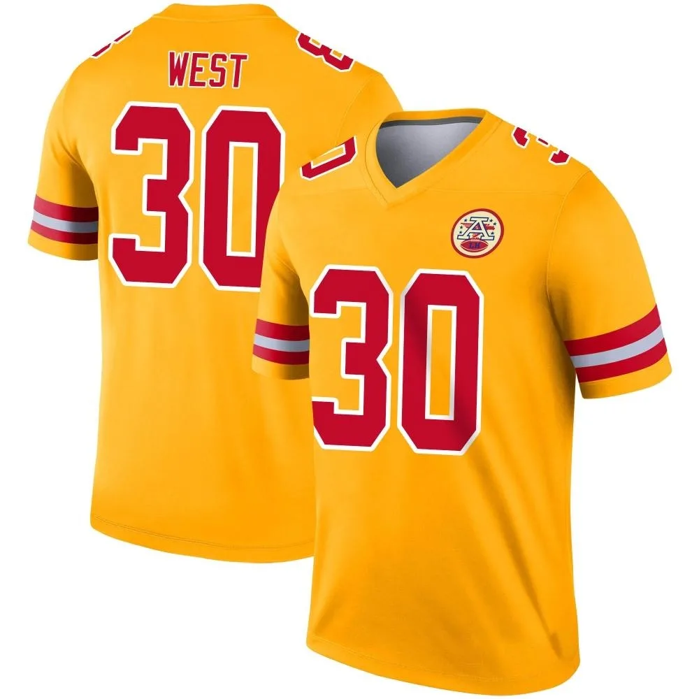 Youth Kansas City Chiefs Charcandrick West Nike Inverted Legend Gold Jersey Youth Kansas City Chiefs Charcandrick West Nike Inverted Legend Gold Jersey