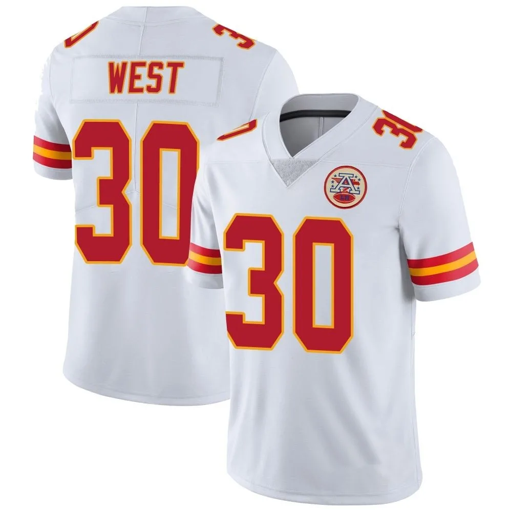Youth Kansas City Chiefs Charcandrick West Nike Vapor Untouchable Limited White Jersey Youth Kansas City Chiefs Charcandrick West Nike Vapor Untouchable Limited White Jersey
