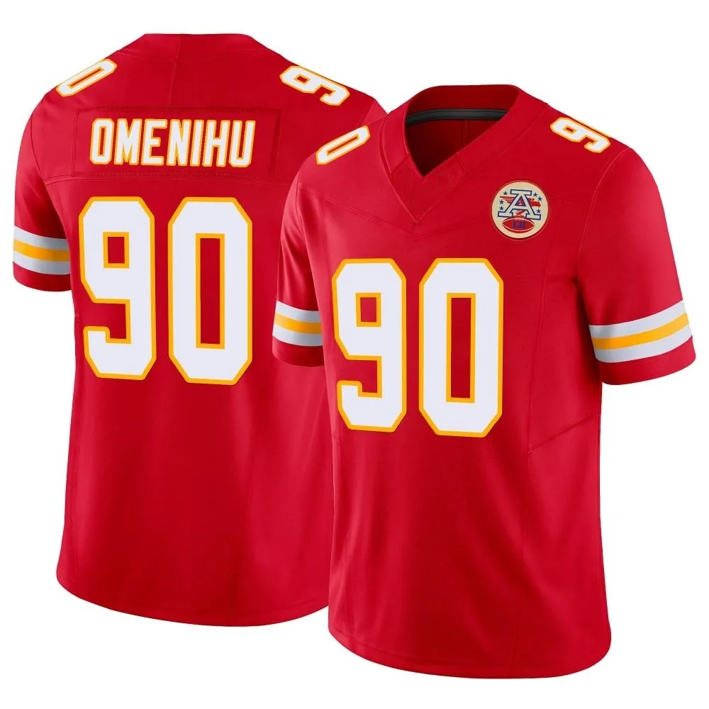 Men's Kansas City Chiefs Charles Omenihu Nike Vapor F.U.S.E. Limited Red Jersey Men's Kansas City Chiefs Charles Omenihu Nike Vapor F.U.S.E. Limited Red Jersey