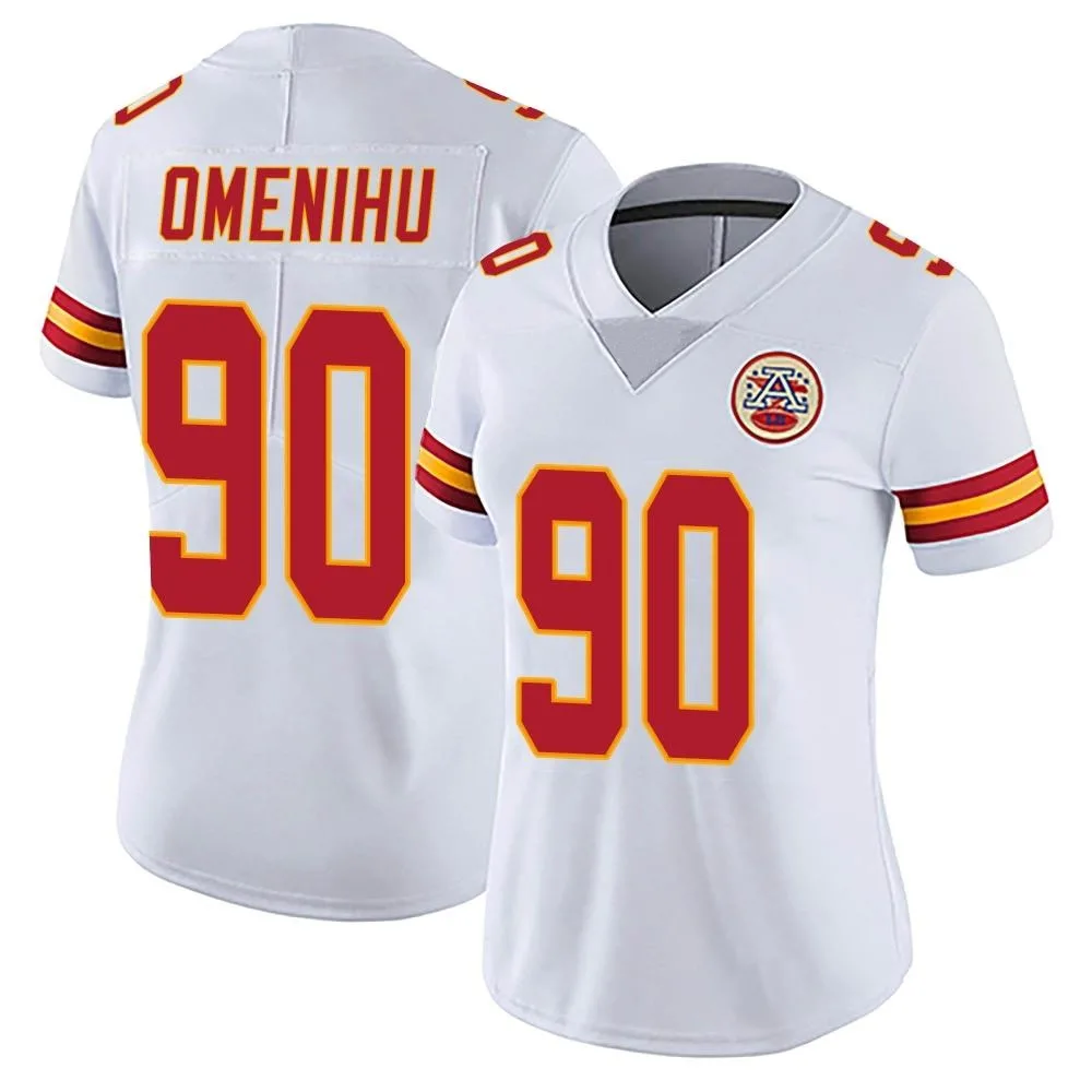 Women's Kansas City Chiefs Charles Omenihu Nike Vapor Untouchable Limited White Jersey Women's Kansas City Chiefs Charles Omenihu Nike Vapor Untouchable Limited White Jersey