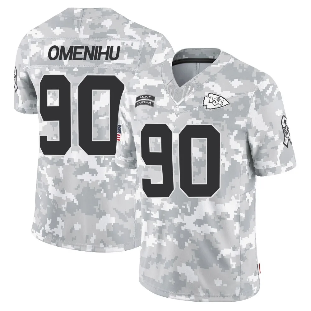 Youth Kansas City Chiefs Charles Omenihu Nike 2024 Salute to Service Limited Arctic Camo Jersey Youth Kansas City Chiefs Charles Omenihu Nike 2024 Salute to Service Limited Arctic Camo Jersey