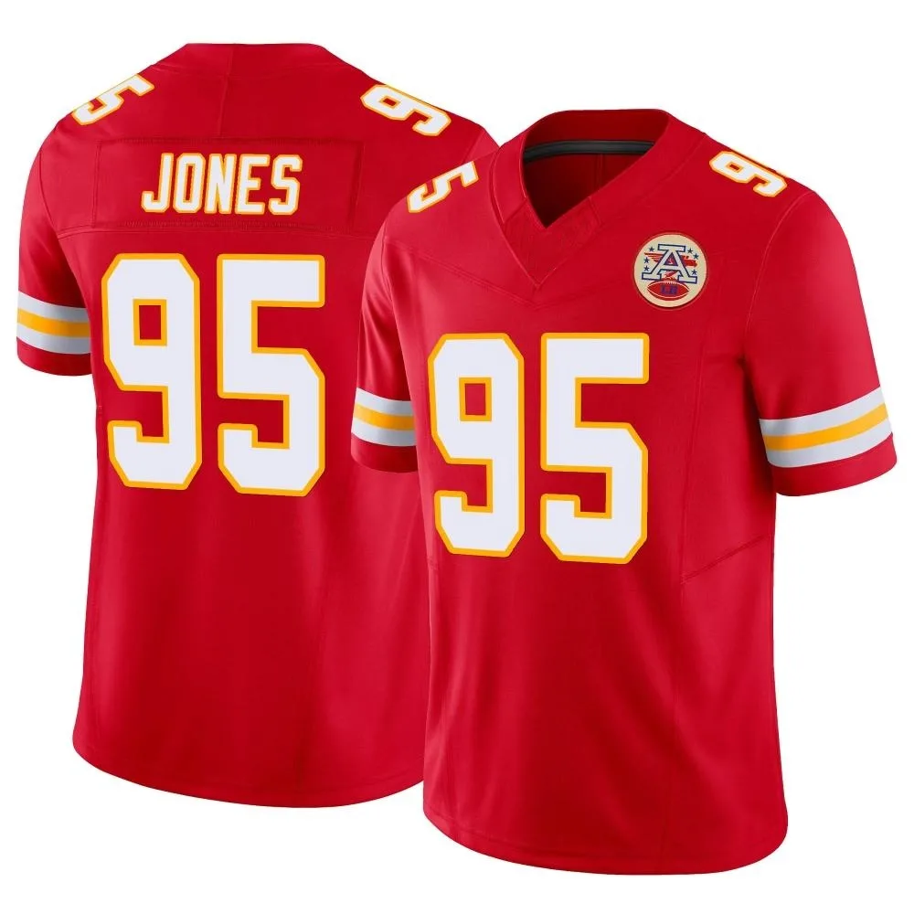 Youth Kansas City Chiefs Chris Jones Nike Vapor F.U.S.E. Limited Red Jersey Youth Kansas City Chiefs Chris Jones Nike Vapor F.U.S.E. Limited Red Jersey