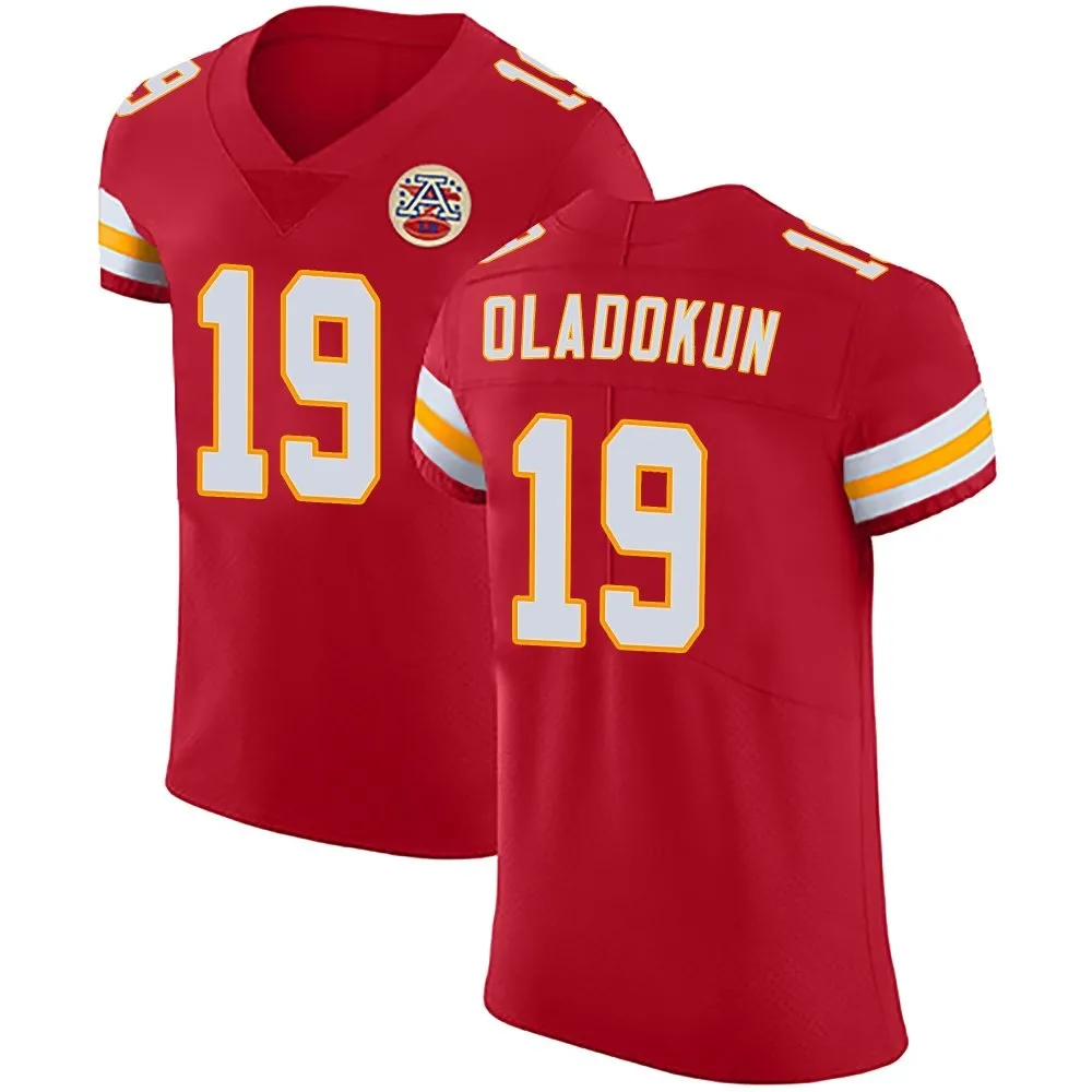 Men's Kansas City Chiefs Chris Oladokun Nike Team Color Vapor Untouchable Elite Red Jersey Men's Kansas City Chiefs Chris Oladokun Nike Team Color Vapor Untouchable Elite Red Jersey