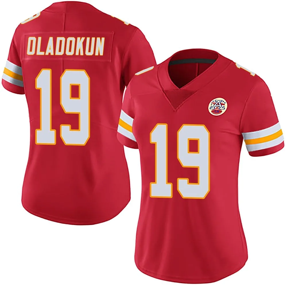 Women's Kansas City Chiefs Chris Oladokun Nike Team Color Vapor Untouchable Limited Red Jersey Women's Kansas City Chiefs Chris Oladokun Nike Team Color Vapor Untouchable Limited Red Jersey