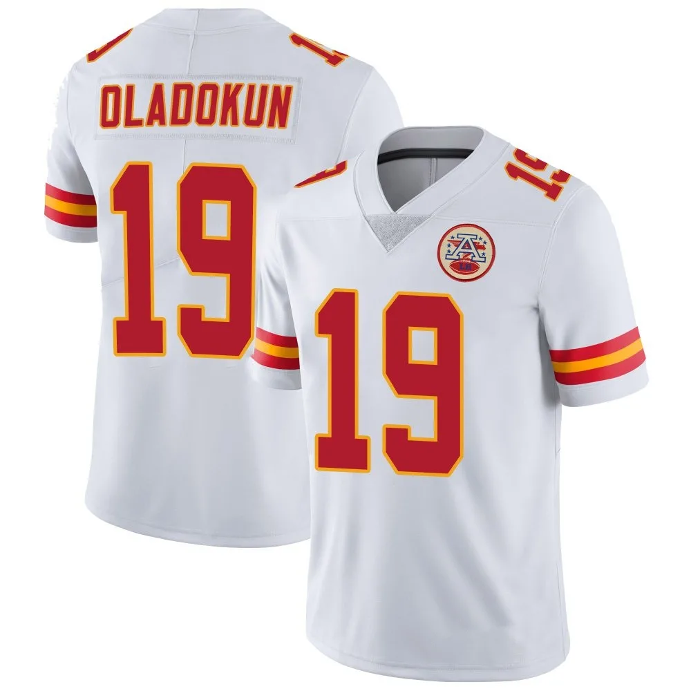 Youth Kansas City Chiefs Chris Oladokun Nike Vapor Untouchable Limited White Jersey Youth Kansas City Chiefs Chris Oladokun Nike Vapor Untouchable Limited White Jersey