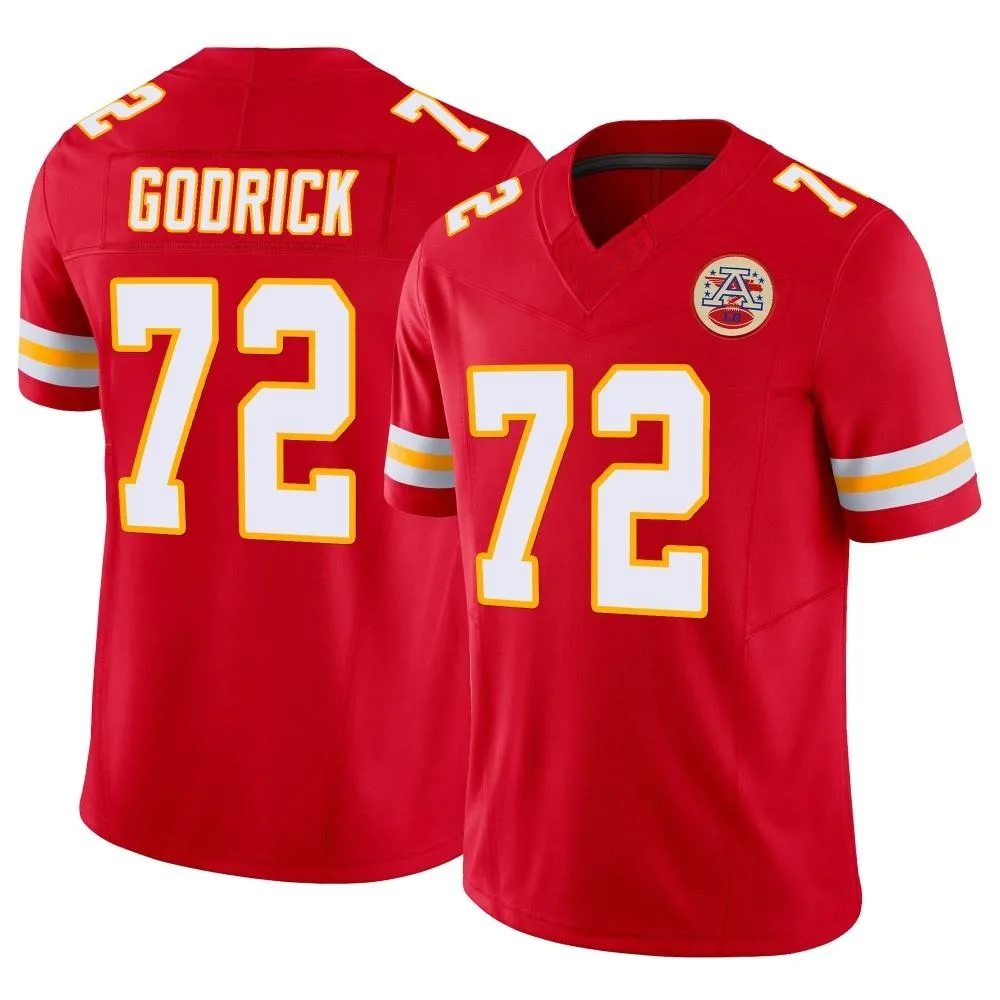 Men's Kansas City Chiefs Chukwuebuka Godrick Nike Vapor F.U.S.E. Limited Red Jersey Men's Kansas City Chiefs Chukwuebuka Godrick Nike Vapor F.U.S.E. Limited Red Jersey