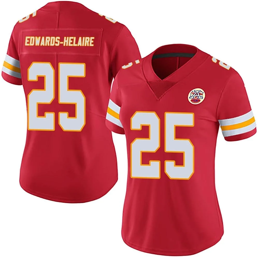 Women's Kansas City Chiefs Clyde Edwards-Helaire Nike Team Color Vapor Untouchable Limited Red Jersey Women's Kansas City Chiefs Clyde Edwards-Helaire Nike Team Color Vapor Untouchable Limited Red Jersey
