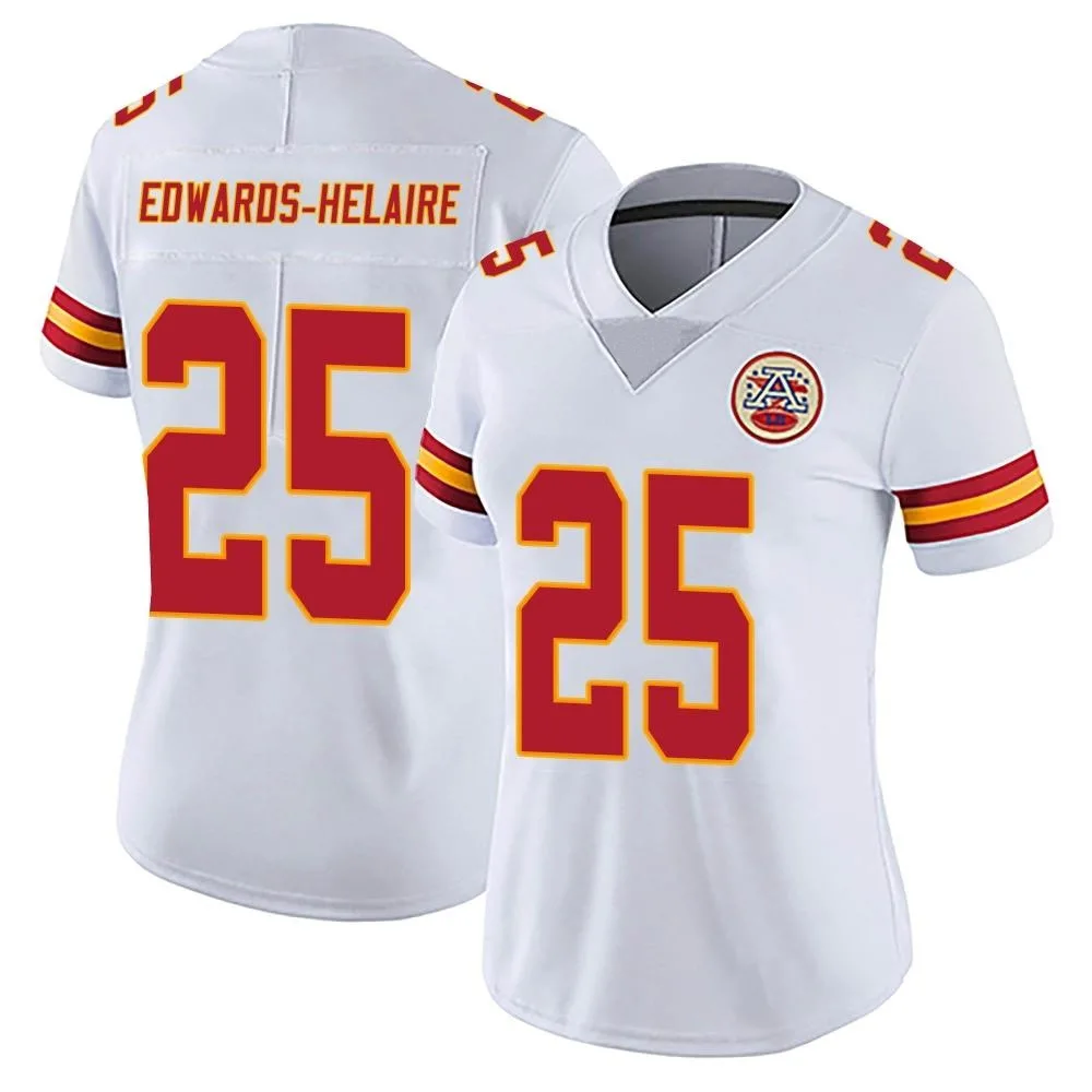 Women's Kansas City Chiefs Clyde Edwards-Helaire Nike Vapor Untouchable Limited White Jersey Women's Kansas City Chiefs Clyde Edwards-Helaire Nike Vapor Untouchable Limited White Jersey