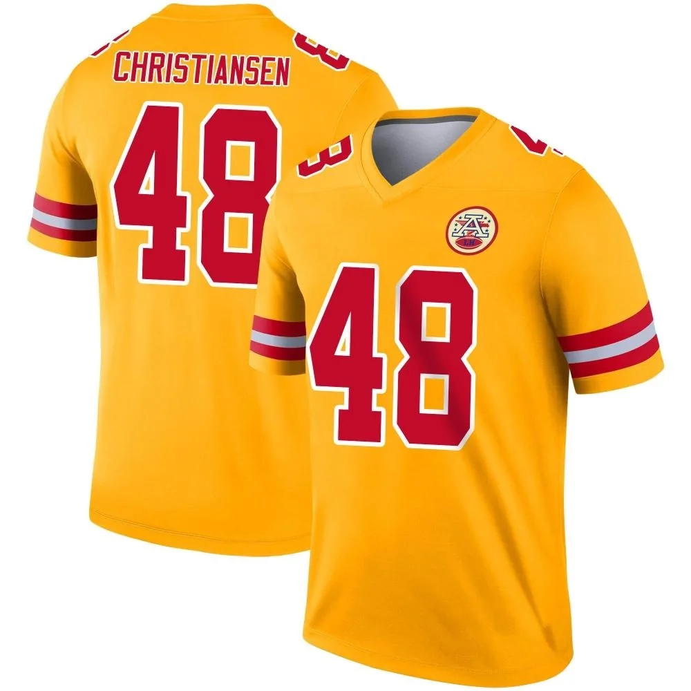 Youth Kansas City Chiefs Cole Christiansen Nike Inverted Legend Gold Jersey Youth Kansas City Chiefs Cole Christiansen Nike Inverted Legend Gold Jersey